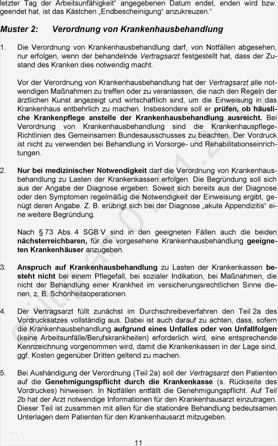 Arbeitsunfähigkeitsbescheinigung Zur Vorlage Bei Der Krankenkasse Großartig Erläuterungen Zur Vereinbarung über Vordrucke Für