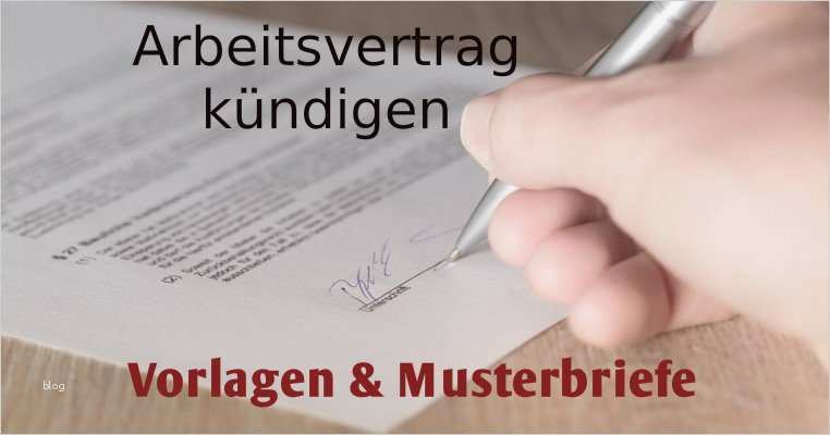 Arbeitsvertrag Kündigen Vorlage Kostenlos Schön Gratis Vorlagen & Tipps Zum Arbeitsvertrag Kündigen