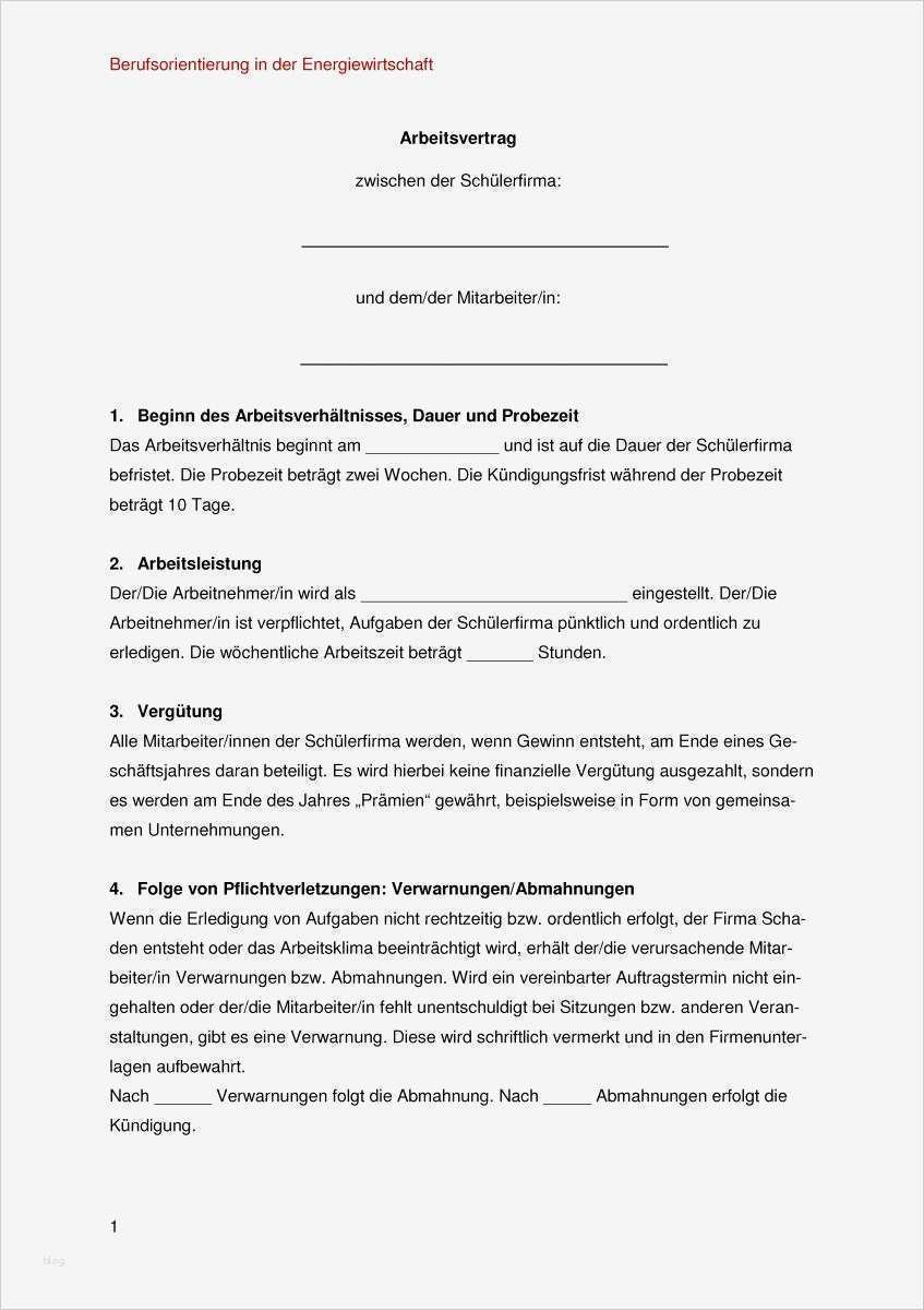 Arbeitsvertrag Putzfrau Vorlage Einzigartig Unterrichtsmaterial