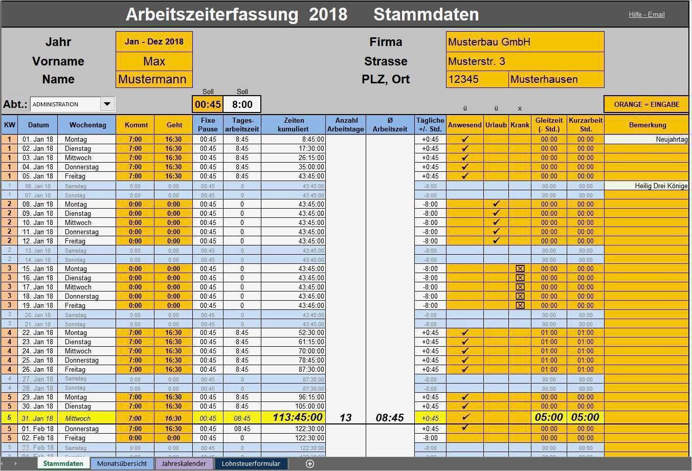 Arbeitszeit Excel Vorlage Erstaunlich Excel Tabelle Arbeitszeit Excel Absoluter Bezug