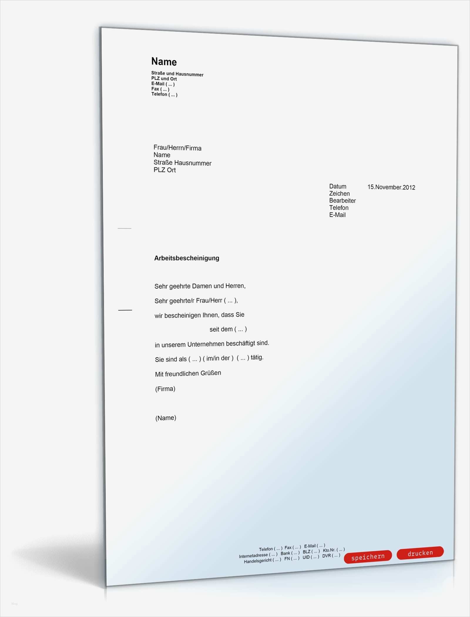 Arbeitszeitbescheinigung Vorlage Hübsch Arbeitsbescheinigung Muster Vorlage Zum Download