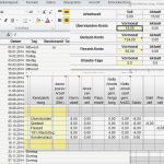 Arbeitszeiterfassung Excel Vorlage Mit überstunden Angenehm Stundenerfassung In Excel