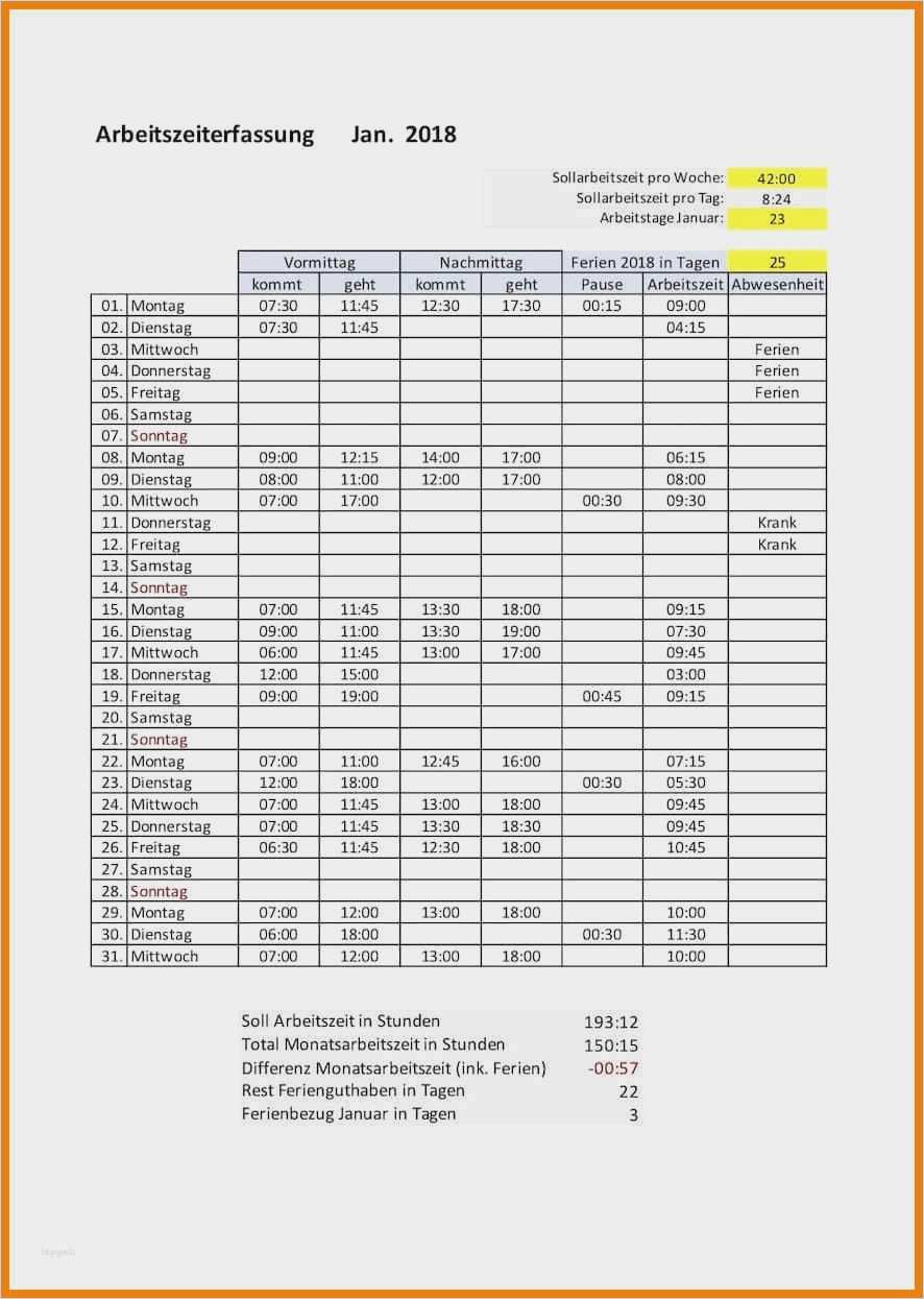 Arbeitszeiterfassung Numbers Vorlage Kostenlos Best Of Großartig Zeiterfassung Kostenlose Vorlage Bilder Entry