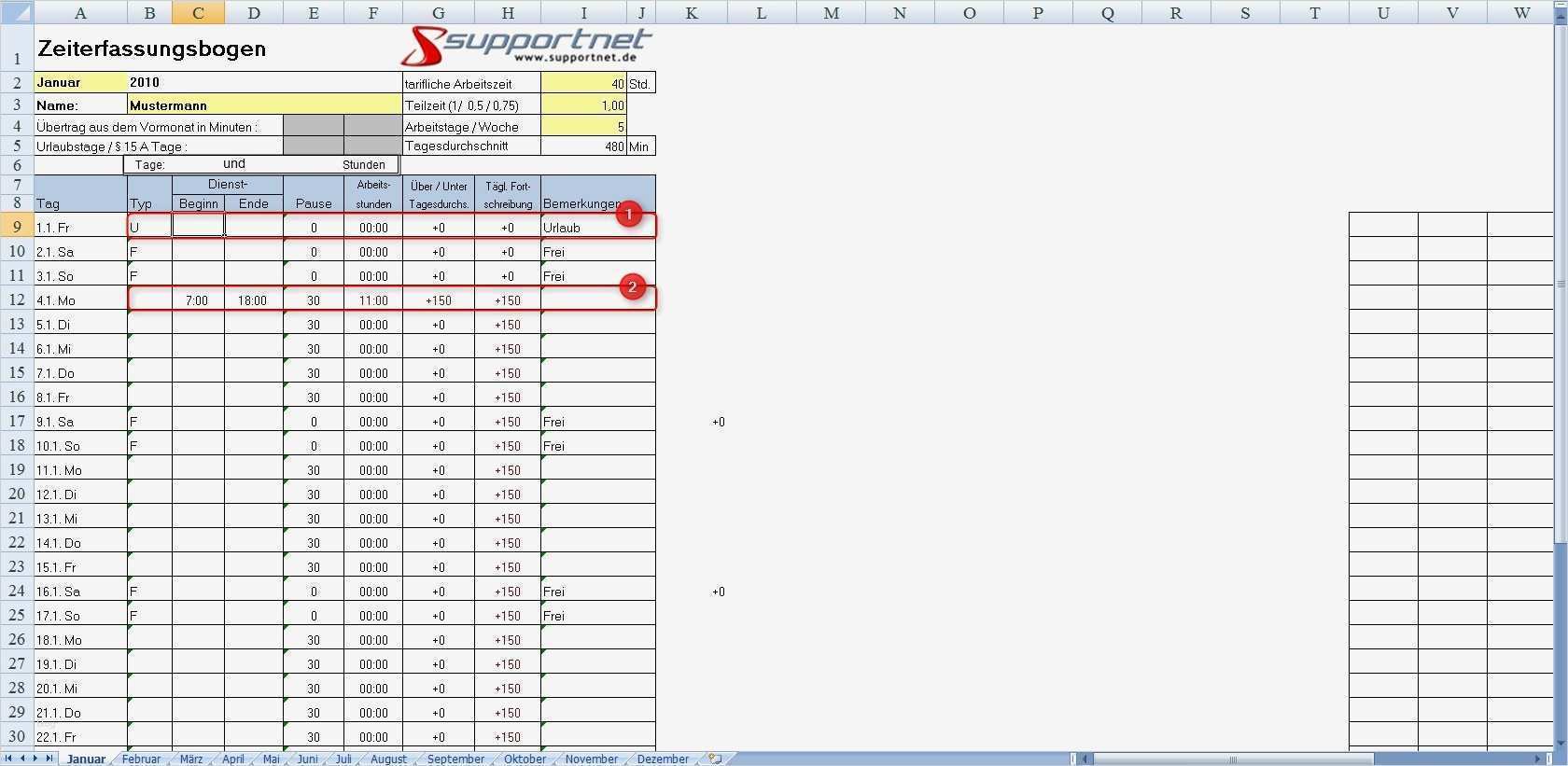 Arbeitszeiterfassung Numbers Vorlage Kostenlos Elegant Zeiterfassung Mit Excel Oder Calc