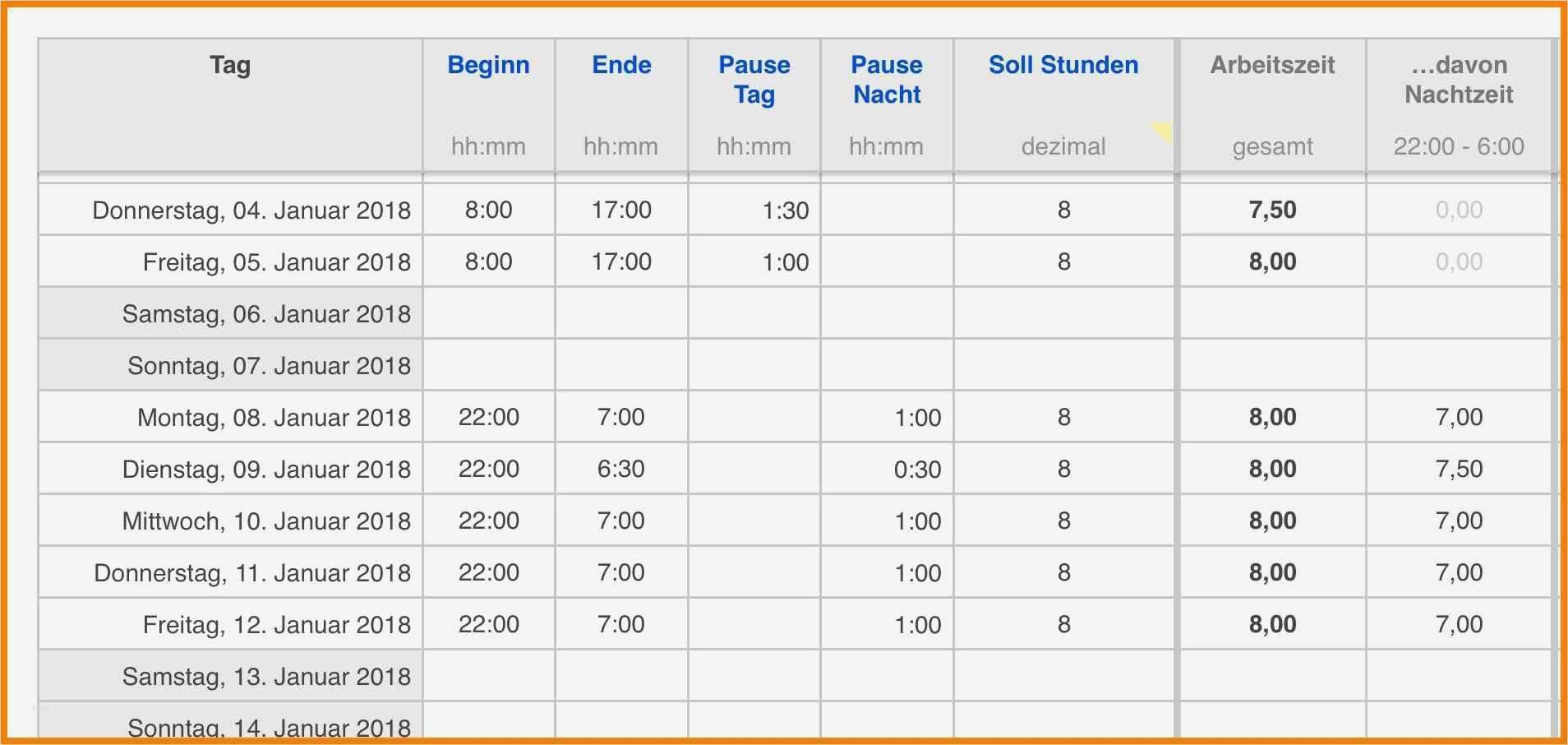 Arbeitszeiterfassung Vorlage Schönste 15 Arbeitszeiterfassung Vorlage