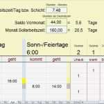 Arbeitszeitkonto Excel Vorlage Einzigartig Beste überstunden Arbeitszeittabellen Vorlage Fotos
