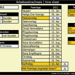 Arbeitszeitnachweis Excel Vorlage Kostenlos Cool Arbeitszeitnachweis V2011