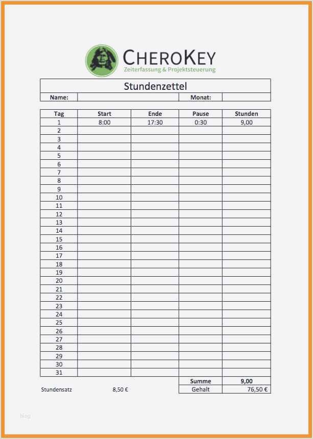 Arbeitszeitnachweis Vorlage Fabelhaft 19 Arbeitszeitnachweis 2016