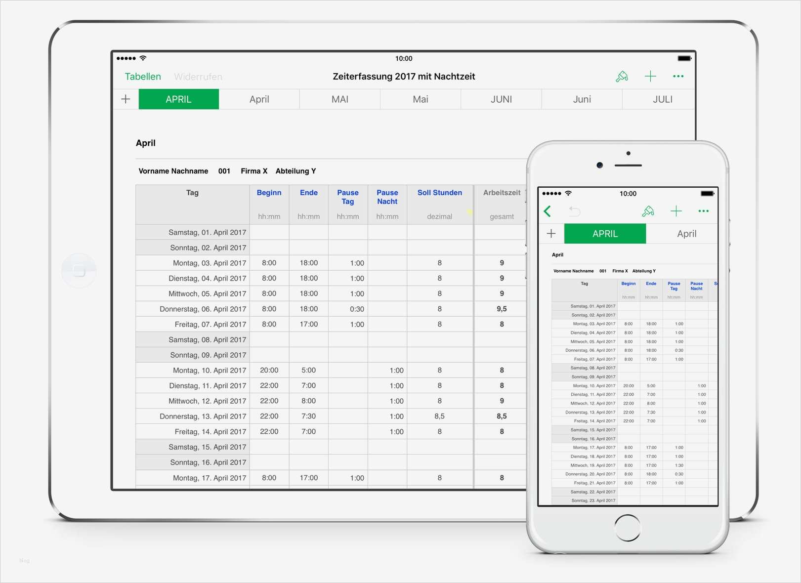 Arbeitszeitnachweis Vorlage Kostenlos Erstaunlich Numbers Vorlage Zeiterfassung 2017 Arbeitszeitnachweis Mit