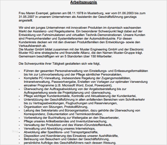 Arbeitszeugnis Sehr Gut Vorlage Inspiration Arbeitszeugnis Sehr Gut assistentin Der