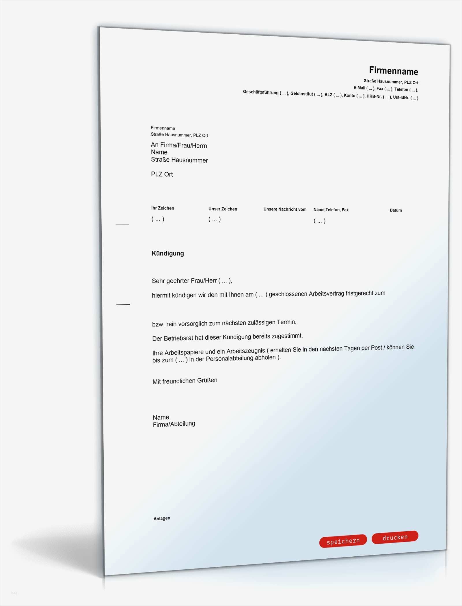 Arbeitszeugnis Selber Schreiben Vorlage Bewundernswert Kündigung Arbeitsvertrag Fristgemäß Arbeitgeber