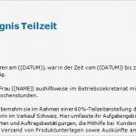 Arbeitszeugnis Selber Schreiben Vorlage Elegant Arbeitszeugnis Bei Teilzeitarbeit Muster Zum Download