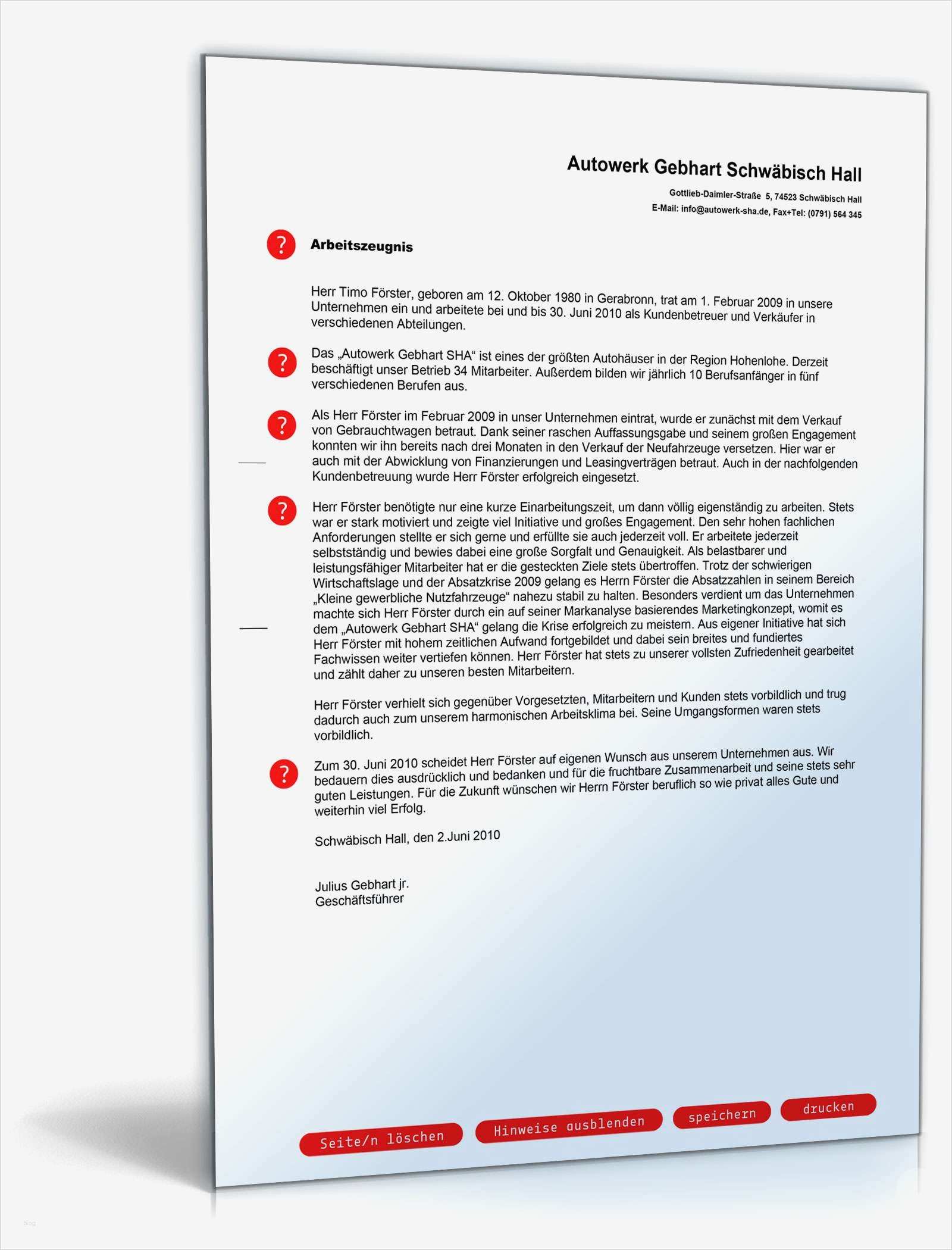 Arbeitszeugnis Vorlage Sehr Gut Bewundernswert Arbeitszeugnis Automobilkaufleute Note Eins