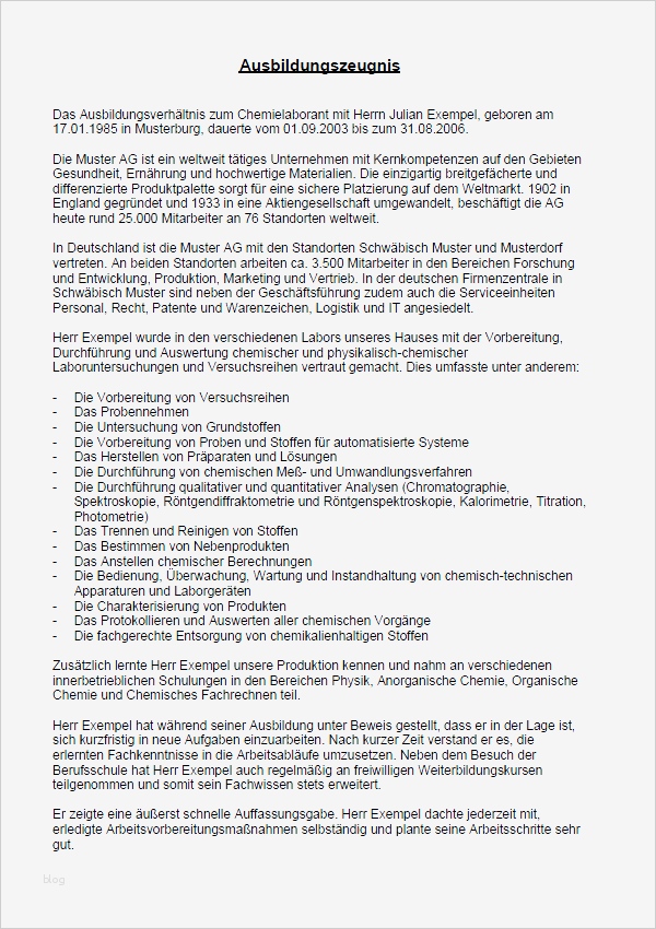 Arbeitszeugnis Vorlage Sehr Gut Gut Ausbildungszeugnis Sehr Gut Ausbildung Zum