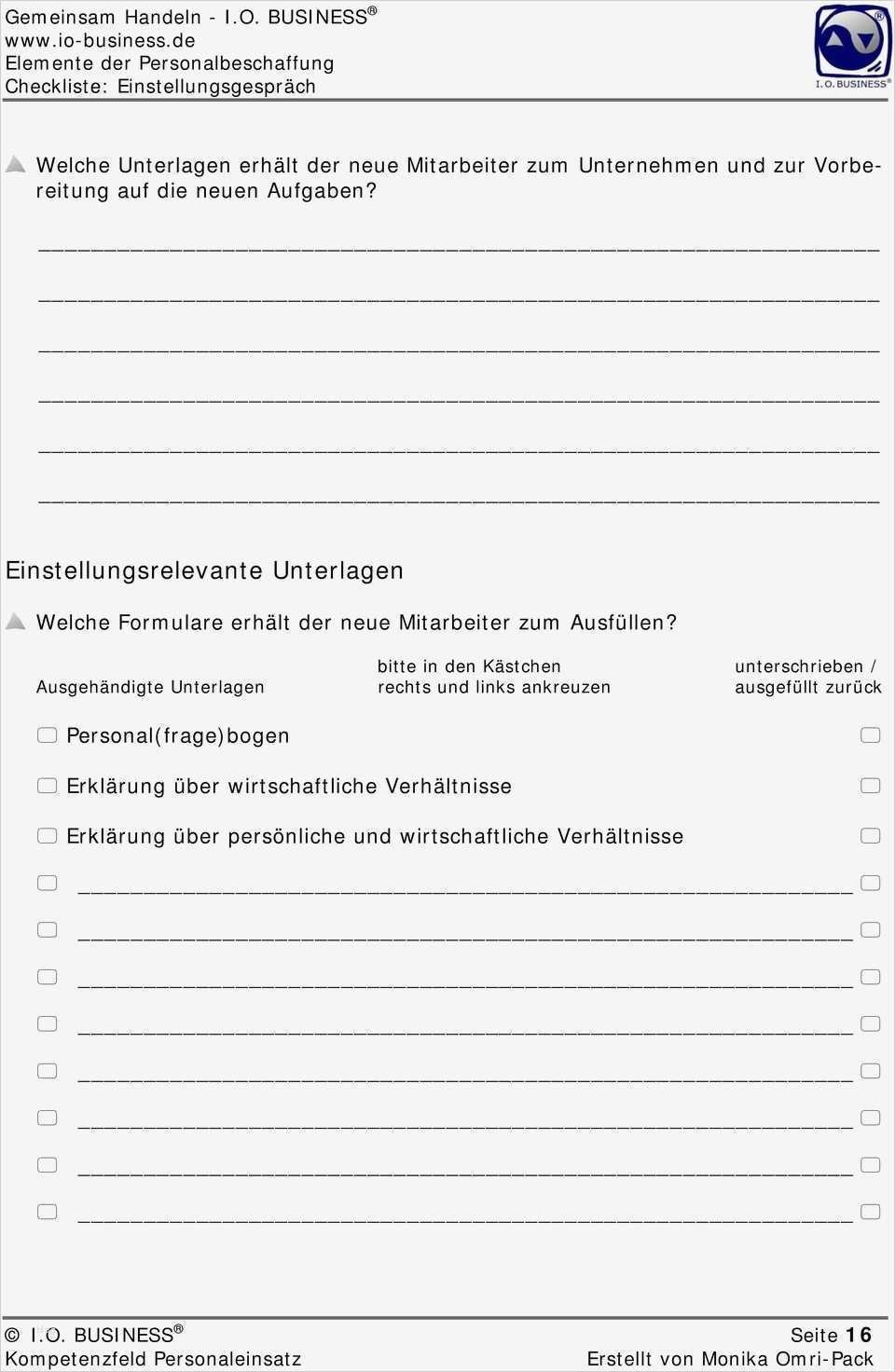 Arbeitszeugnis Vorlage Zum Ankreuzen Süß I O Business Checkliste Einstellungsgespräch Pdf