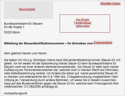 Arztbrief Vorlage Beste Der Gläserne Bundesbürger Die Neue Steuernummer Id