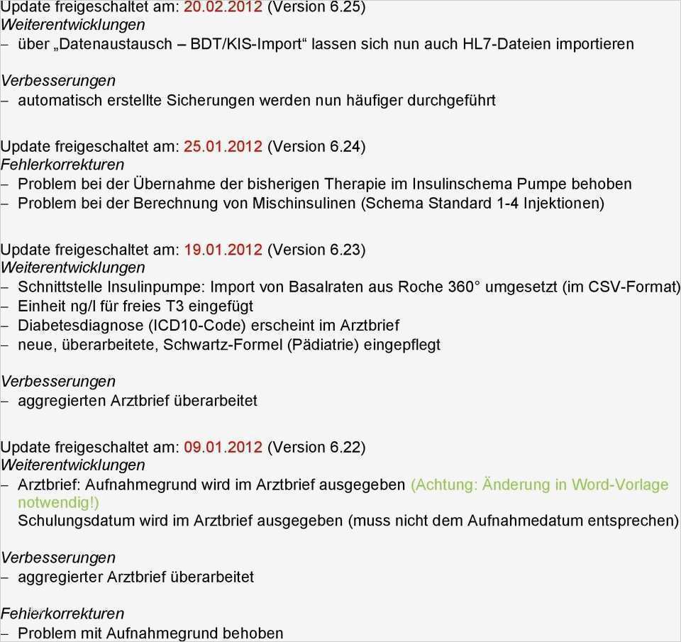 Arztbrief Vorlage Bewundernswert Änderungsdokumentation Pdf