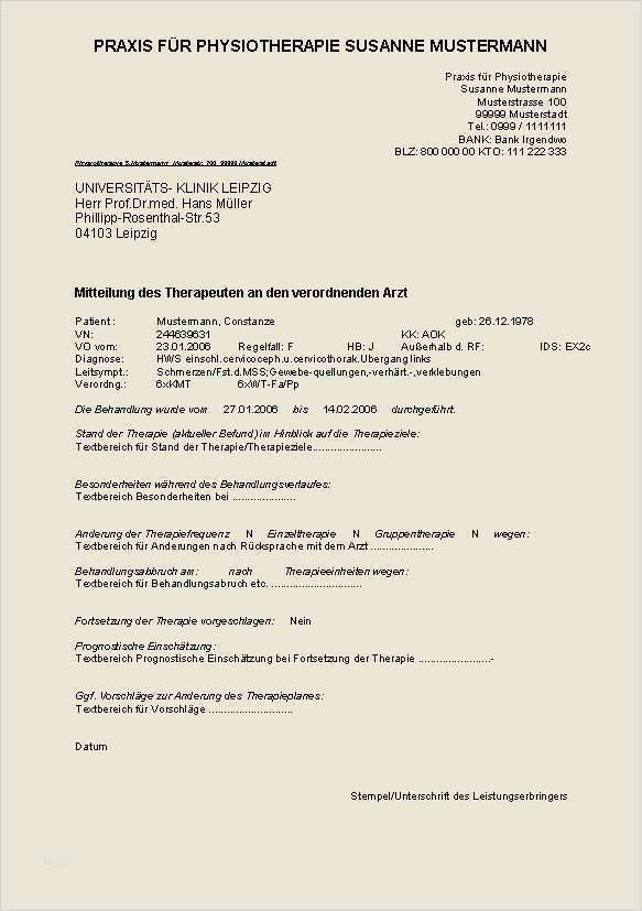 Arztbrief Vorlage Neu Beispiele – Pass Taufschein Urkunde Arbeitsbuch