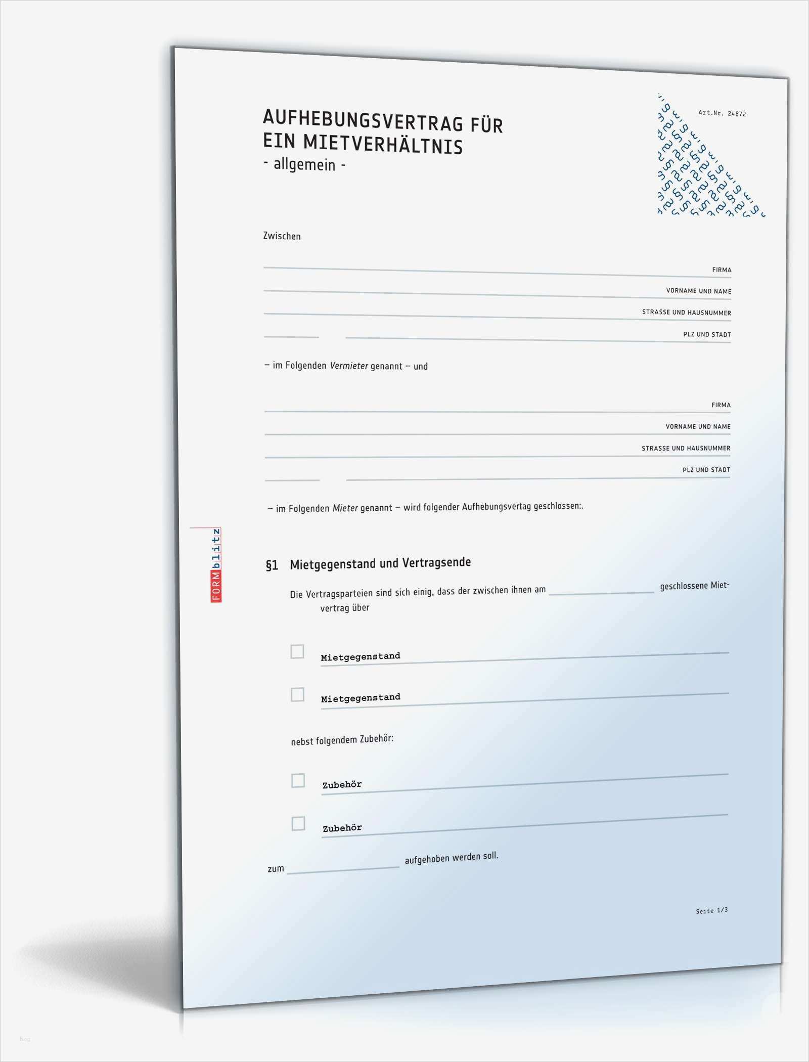 Aufhebungsvertrag Mietvertrag Vorlage Erstaunlich Aufhebungsvertrag Mietverhältnis Rechtssicheres Muster