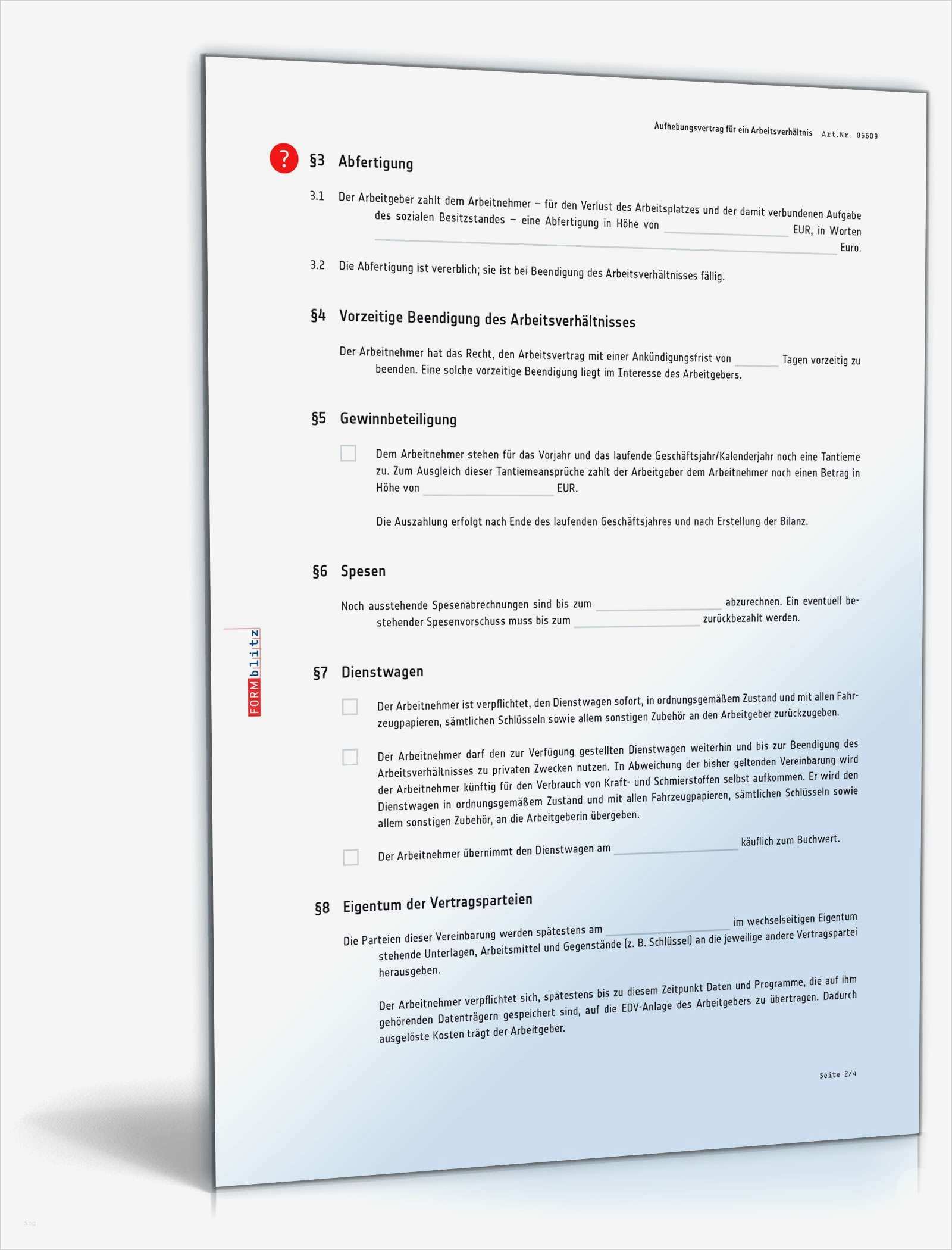 Aufhebungsvertrag Vorlage Word Genial Aufhebungsvertrag Für Ein Arbeitsverhältnis