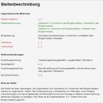Auflösungsvertrag öffentlicher Dienst Vorlage Cool Stellenbeschreibung Bürgermeisterssekretär In sofort