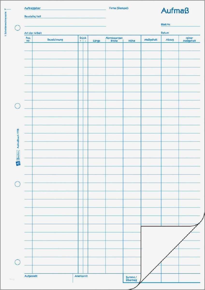 Aufmaß Vorlage Elektro Beste Avery Zweckform Aufmaß A4 Weiß