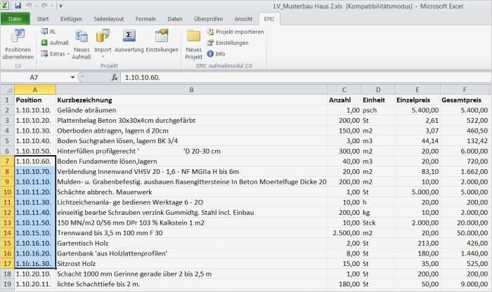 Aufmaß Vorlage Gut Aufmass Programm Download