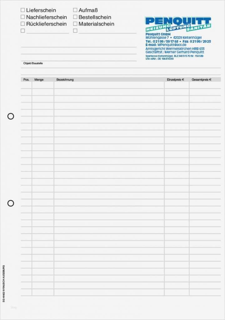 Aufmaß Vorlage Pdf Wunderbar Individuelle formulare Mit Durchschlag Für Klempner Von