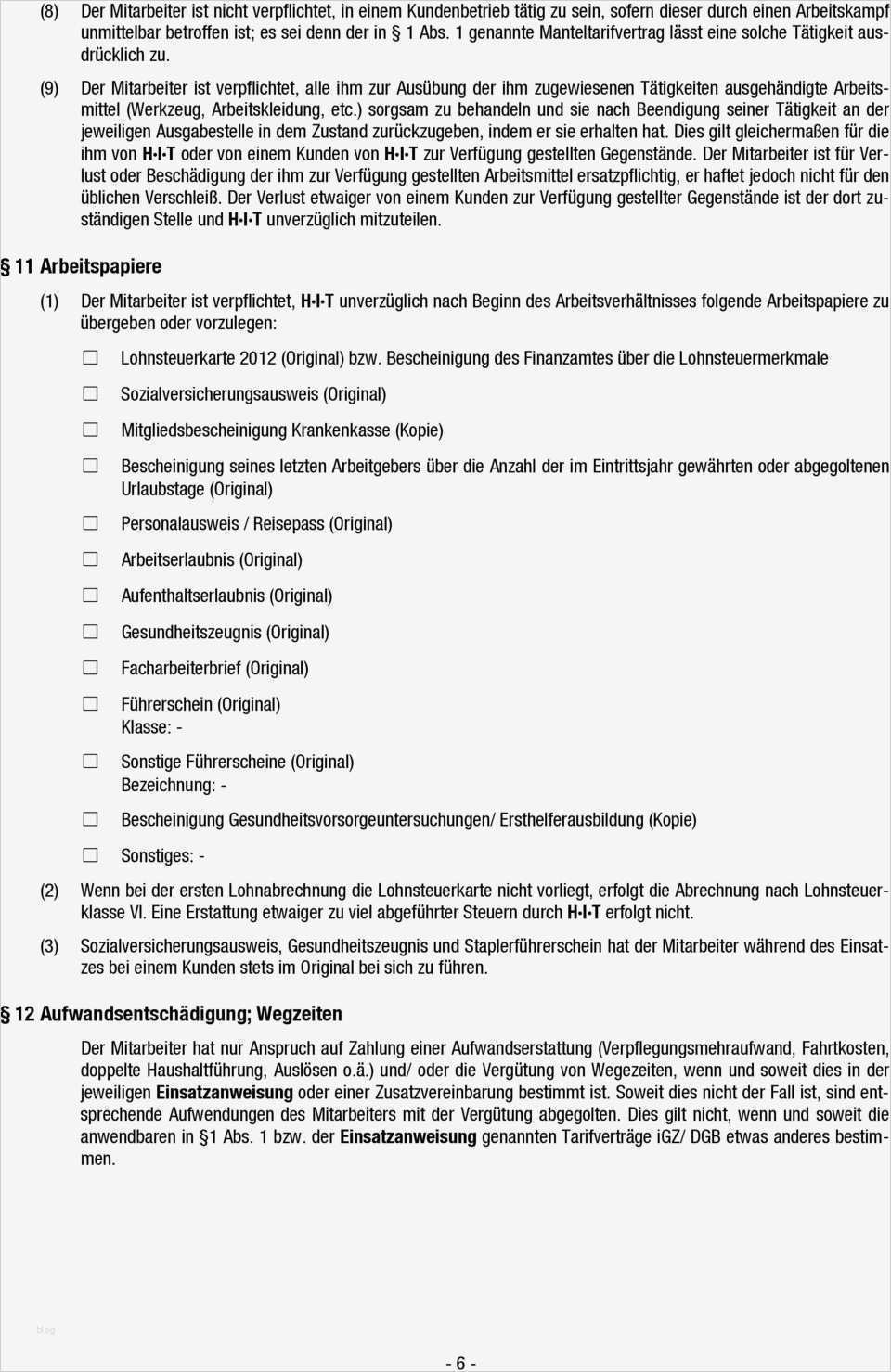 Aufwandsentschädigung Vorlage Best Of Nach Maßgabe Des Mit Ihnen Bestehenden Arbeitsvertrages