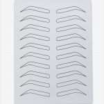 Augenbrauen Vorlage Beste Übungshaut Mit Vorzeichnung Für Microblading Technik