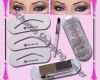 Augenbrauen Vorlage Elegant Augenbrauen Schablonen Set 8 Teilig Puder Pinsel top