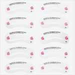 Augenbrauen Vorlage Erstaunlich 24pc Augenbrauen Schablone Pflege Gestaltung Karte Vorlage