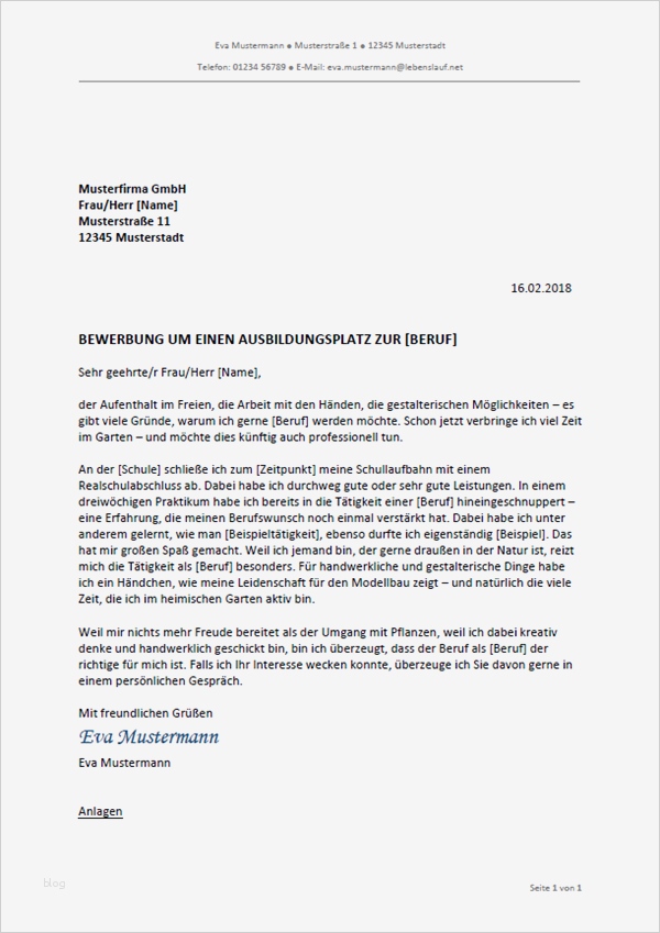 Ausbildung Bewerbungsschreiben Vorlage Schön Bewerbungsschreiben Professionelle Vorlagen & Muster 2018