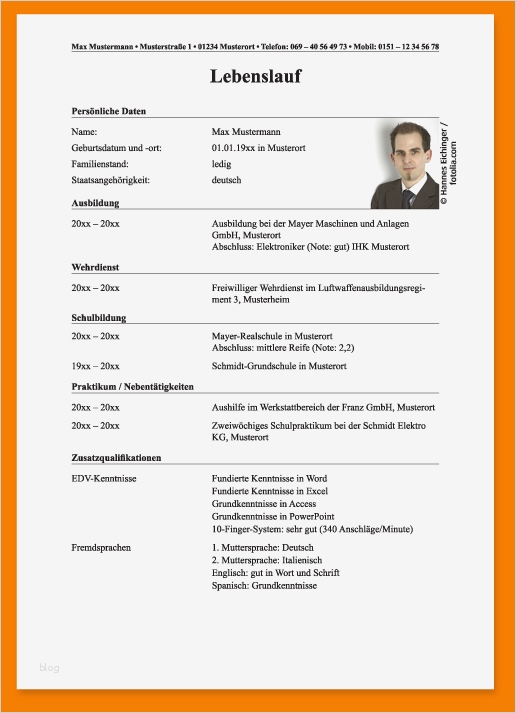 Ausbildung Kündigen Vorlage Luxus 7 Lebenslauf Nach Ausbildung