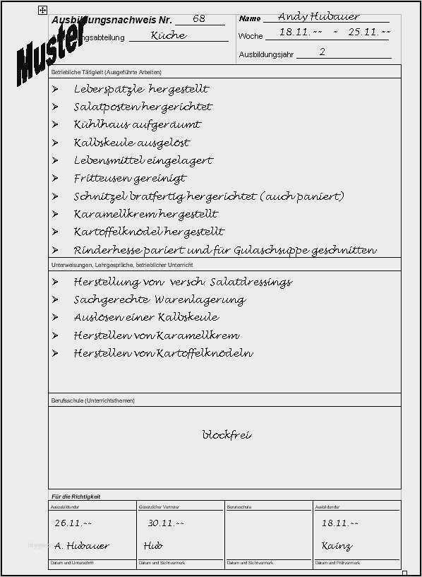 Ausbildungsnachweis Ihk Vorlage Beste Berichtsheft Vorlage Ihk Best Ausbildungsnachweis Ihk