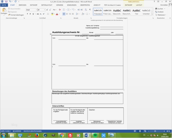 Berichtsheft Monatlich Ihk