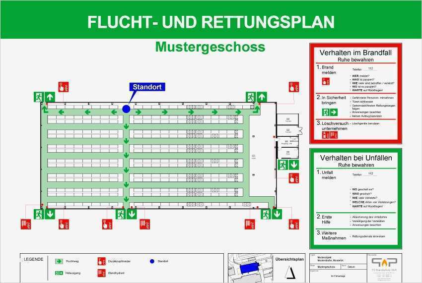Aushang Verhalten Im Brandfall Vorlage Muster Wunderbar Brandschutzkonzept Flucht Und Rettungsplan P2 Brandschutz