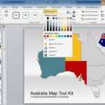 Australien Powerpoint Vorlage Wunderbar Australia Map Template for Powerpoint Presentations