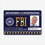 Ausweis Drucken Vorlage Erstaunlich Fbi Ausweis Günstig Online