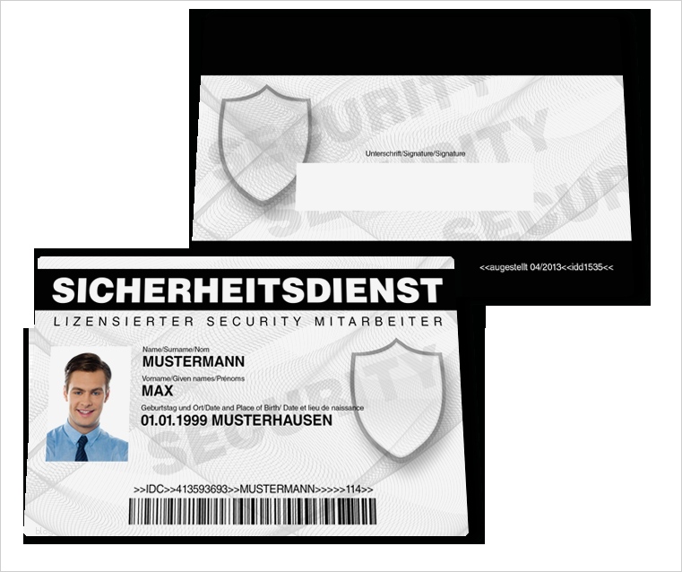 Ausweis Drucken Vorlage Inspiration Securityausweis