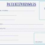 Ausweis Vorlagen Zum Drucken Kostenlos Erstaunlich Detektivausweis Vorlage Pdf