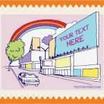 Auto Vektor Vorlagen Cool Straße Gebäude Und Auto Vektor Illustration