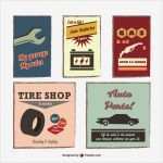 Auto Vektor Vorlagen Wunderbar Vintage Auto Embleme Vektor Set