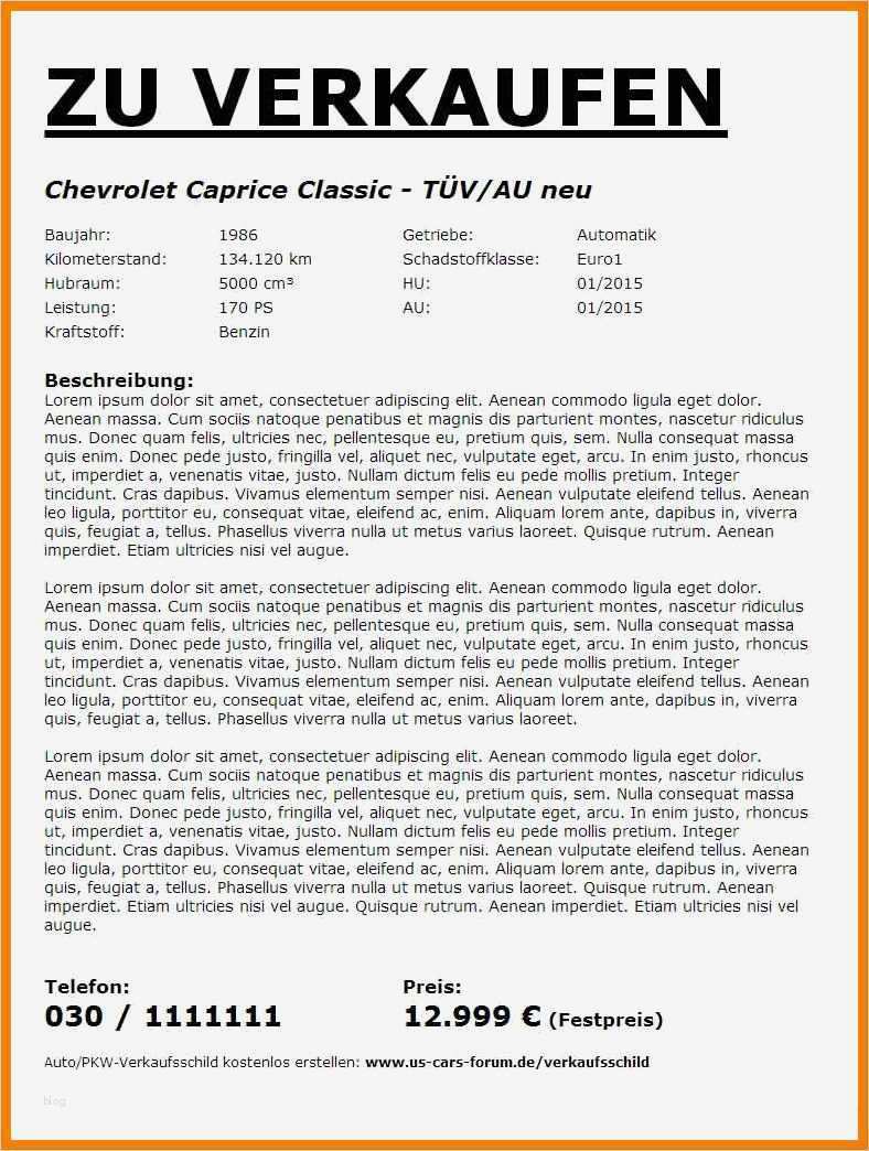Auto Verkaufen Vorlage Erstaunlich 11 Auto Verkaufen Vorlage