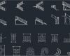 Autocad Vorlagen Download Dwg Inspiration Staircase Drawing In Autocad