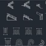 Autocad Vorlagen Download Dwg Inspiration Staircase Drawing In Autocad