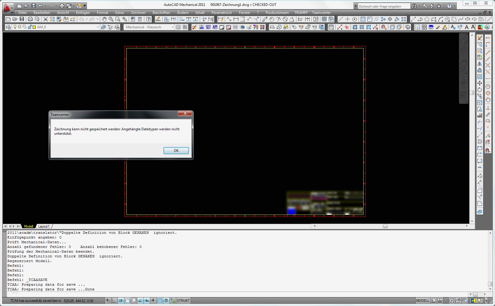 Autocad Zeichnungsrahmen Vorlagen Erstaunlich Teamcenter Mit Autocad Vorlagen Edm Pdm Plm Teamcenter