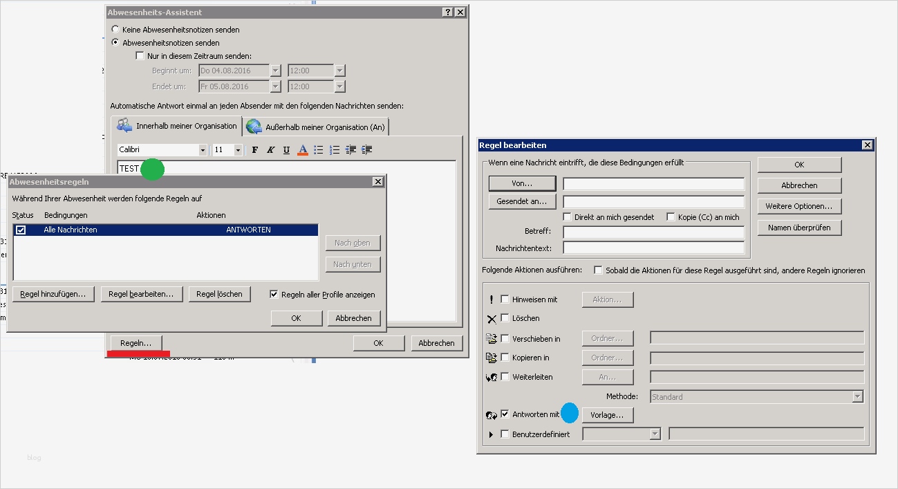 Automatische Antwort Outlook Vorlage Inspiration Automatische Antwort Bei Outlook 2007