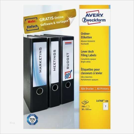 Avery Zweckform L4760 Vorlage Hochformat Erstaunlich ordneretiketten L4760 100