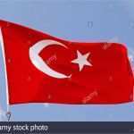 Ay Yildiz Kündigung Vorlage Cool White Star and Crescent Stockfotos & White Star and